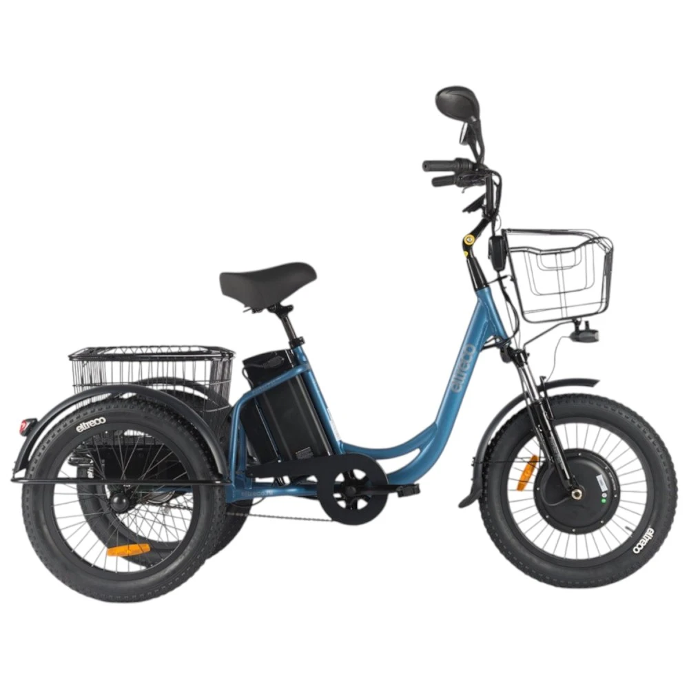 Электровелосипед электротрицикл Eltreco Porter Fat 700 Синий-матовый